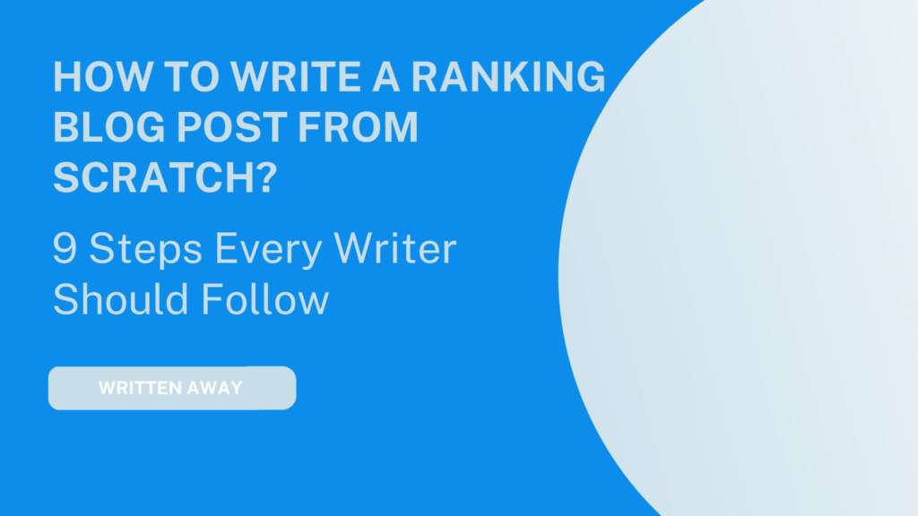 how to write a ranking blog